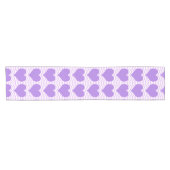 Lila Hearts Table Runner Kurzer Tischläufer (Horizontal)