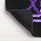 Lila Heimerheimer-Bewusstsein der Multifunktionsfa Mousepad (Ecke)