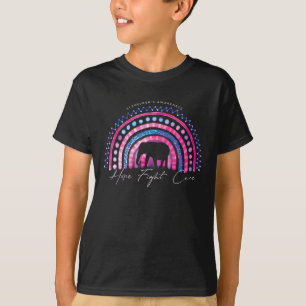 Lila Heimerheimer End Heimer Awareness Rainbow E T-Shirt