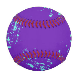 Lila hellblaue Doodles Baseball