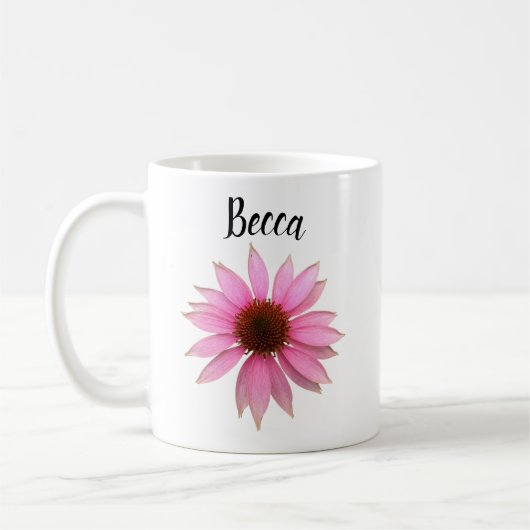 Lila, heller, benutzerdefinierter Mug Kaffeetasse (Links)