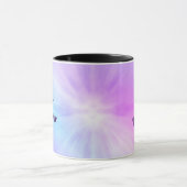 Lila heller Reiki Hauptentwurf Tasse (Zentrum)