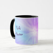 Lila heller Reiki Hauptentwurf Tasse (Vorderseite Links)