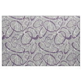 lila, hellgraues geometrisches Schleifenmuster Stoff (Fat Quarter (45,7 x 55,9 cm))