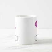 Lila Herbst Mushroom Kaffeetasse (Mittel)