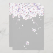 lila Herbstprogramm Sakura Grußkarten Programm (Vorne/Hinten)