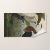Lila Heron Audubon Bird Wildlife Painting Badhandtuch Set (Handtuch)