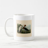 Lila Heron Audubon Bird Wildlife Painting Kaffeetasse (Links)