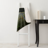 Lila Heron Audubon Bird Wildlife Painting Sherpadecke (Beispiel)