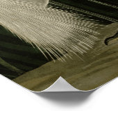 Lila Heron Poster (Ecke)