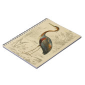 Lila Heron Tracks Edouard Print Notizblock (Linke Seite)