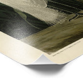 Lila Heron - von Audubons Vögeln Amerikas Fotodruck (Ecke)