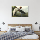 Lila Heron - von Audubons Vögeln Amerikas Leinwanddruck (Insitu (Schlafzimmer))