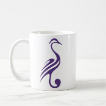 Lila Herons-Tasse