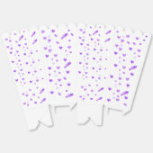 Lila Herz Cluster Popcorn Geschenkschachtel (Ungeklappt)