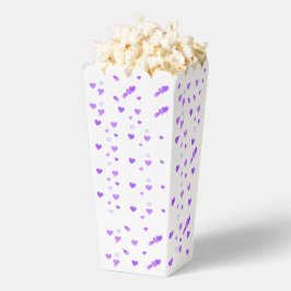 Lila Herz Cluster Popcorn Geschenkschachtel