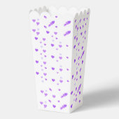 Lila Herz Cluster Popcorn Geschenkschachtel (Vorderseite)