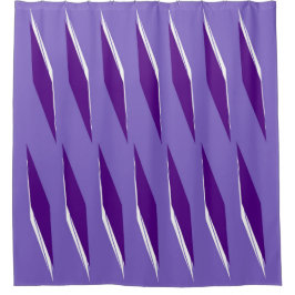 Lila-Herz-Hue-Diamantmuster Duschvorhang