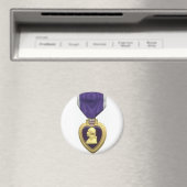 Lila Herz Magnet (In Situ (Geschirrspüler))