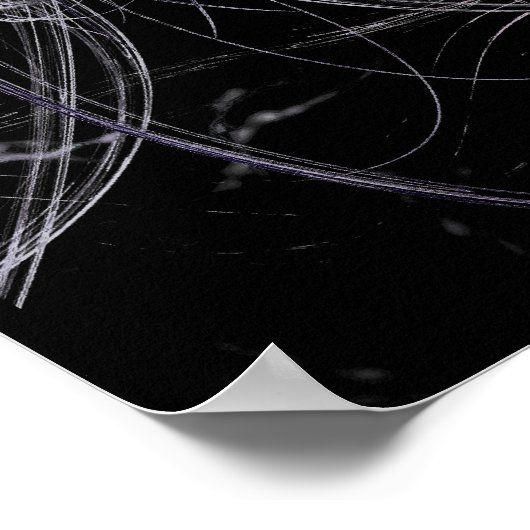 Lila Herz Poster (Ecke)