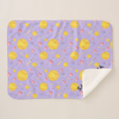 Lila Herz Sherpadecke (Vorderseite (Horizontal))