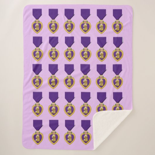 LILA HERZ SHERPADECKE (Vorderseite)