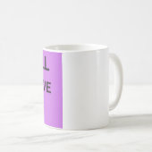 lila Herz Tasse (VorderseiteRechts)