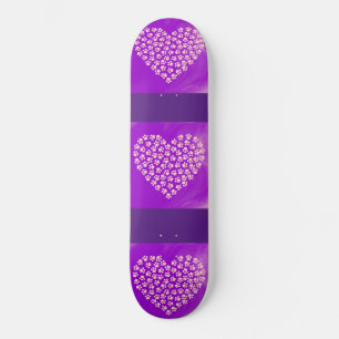 Lila Herzen Skateboard. Skateboard