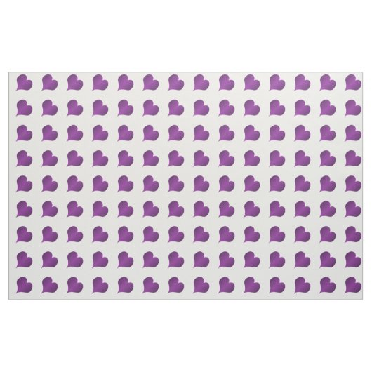 Lila Herzen Stoff (Yard (91,4 cm))