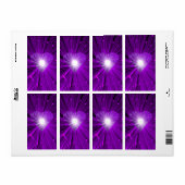 Lila Herzetikett (Vorne)