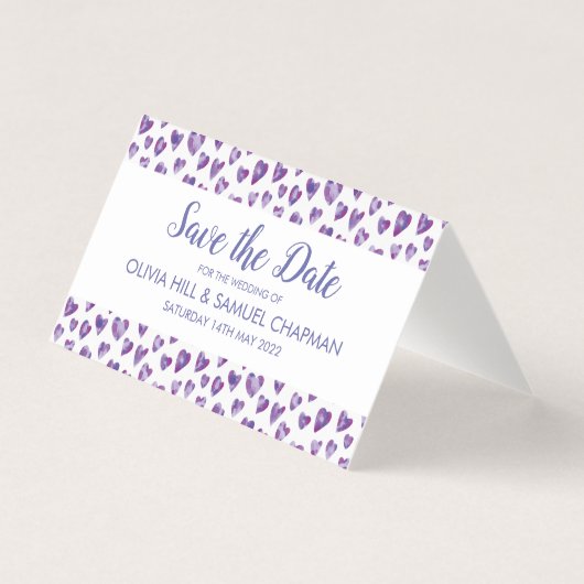 Lila Herzfarbe (Vorderseite)