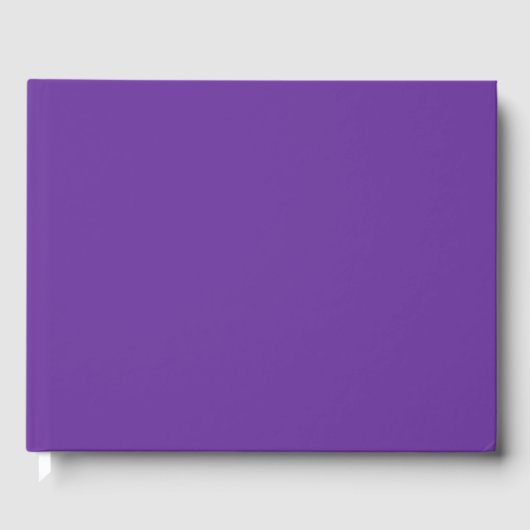 Lila Herzfarbe Gästebuch (Vorderseite)