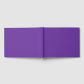 Lila Herzfarbe Gästebuch (Voll)