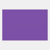 Lila Herzfarbe Geschenkpapier Set (Vorderseite)