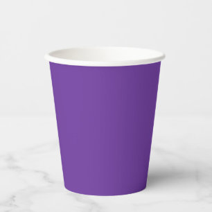 Lila Herzfarbe Pappbecher