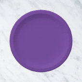 Lila Herzfarbe Pappteller