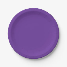 Lila Herzfarbe Pappteller