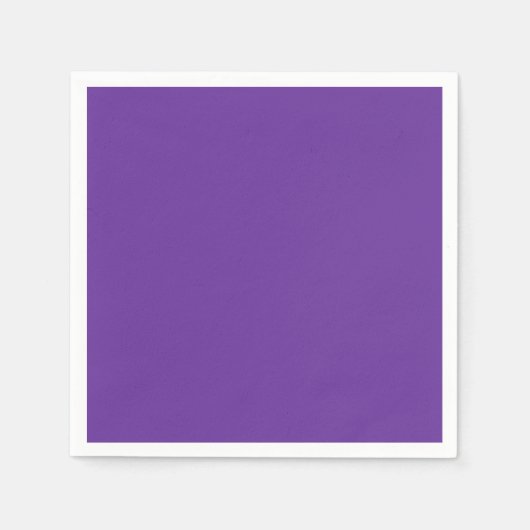 Lila Herzfarbe Serviette (Vorderseite)