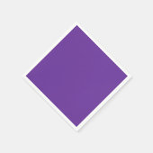 Lila Herzfarbe Serviette (Ecke)