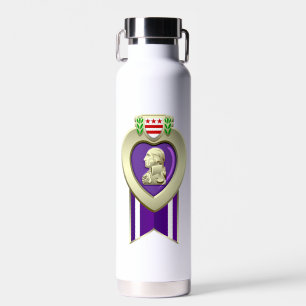 Lila Herzflasche Trinkflasche