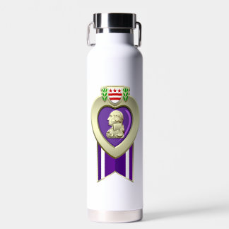 Lila Herzflasche Trinkflasche