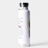 Lila Herzflasche Trinkflasche (Rechts)
