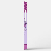 Lila Herzfunktion Case-Mate iPhone Hülle (Rückseite / Links)