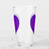 Lila Herzglas Glas (Links)