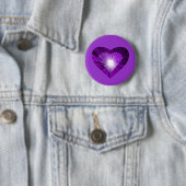 Lila Herzklopfen lila Button (Beispiel)