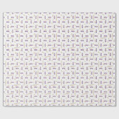 Lila Herzlichen Glückwunsch Diplomarbeit Jahr Grad Geschenkpapier (Flach)