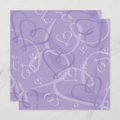 Lila Herzmuster (Vorne/Hinten)