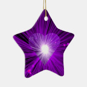 Lila Herzornament Keramikornament (Rechts)