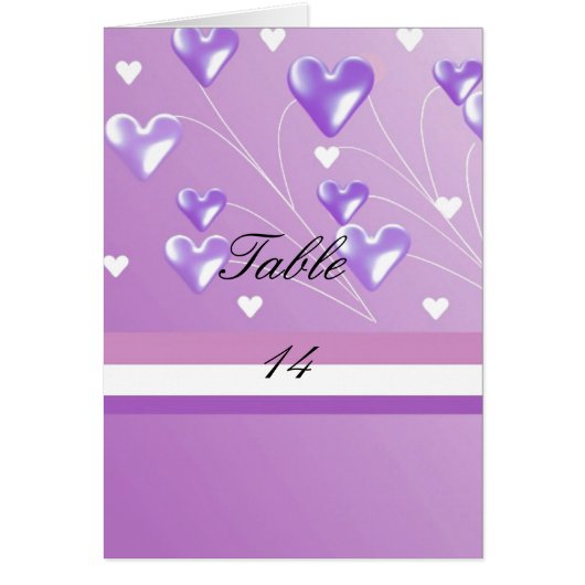 Lila Herztafel (Vorne)