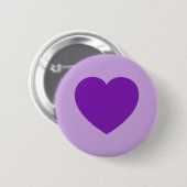 Lila Herztaste Button (Vorne & Hinten)